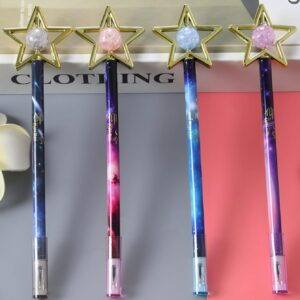 Caneta Em Gel Ponta Fina Estrela Mágica Kit 2 Unidades